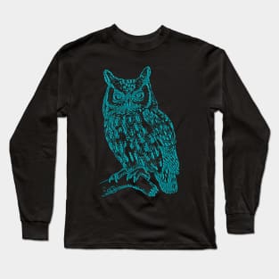 blue owl Long Sleeve T-Shirt